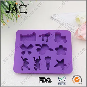 Kitchen Accessories Heart Shape Silicone Chocolate Mold