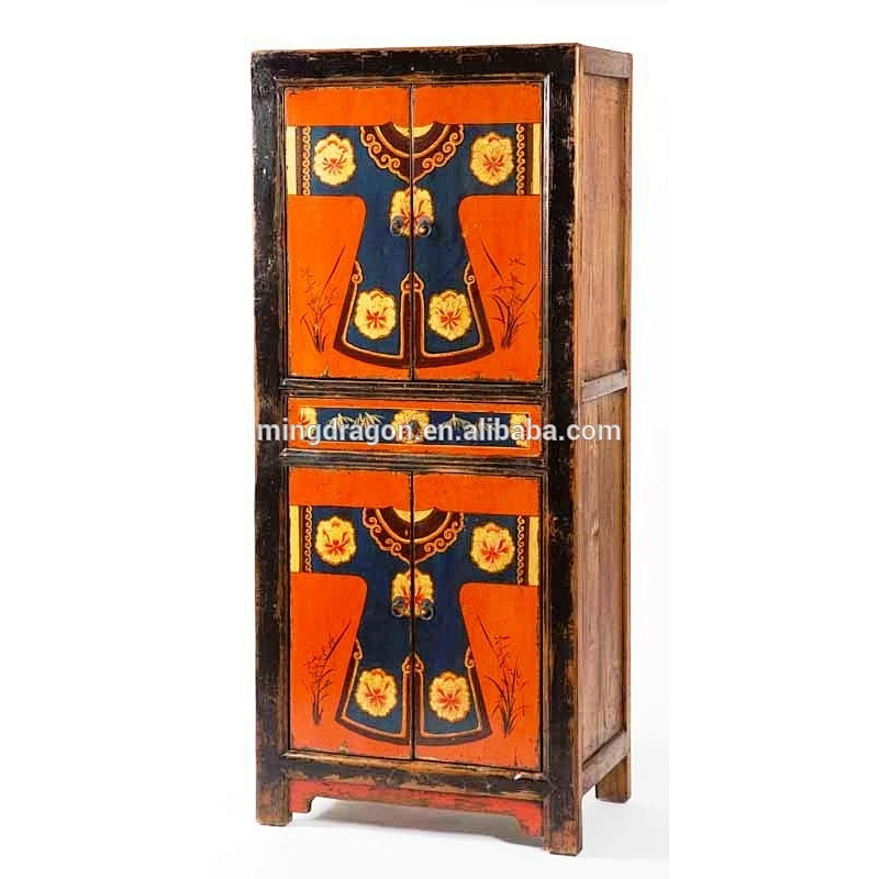 Chinese Antique Tibetan Cabinet