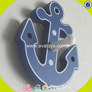 wholesale cheap kids wooden hat hooks high quality children wooden hat hooks W09B068