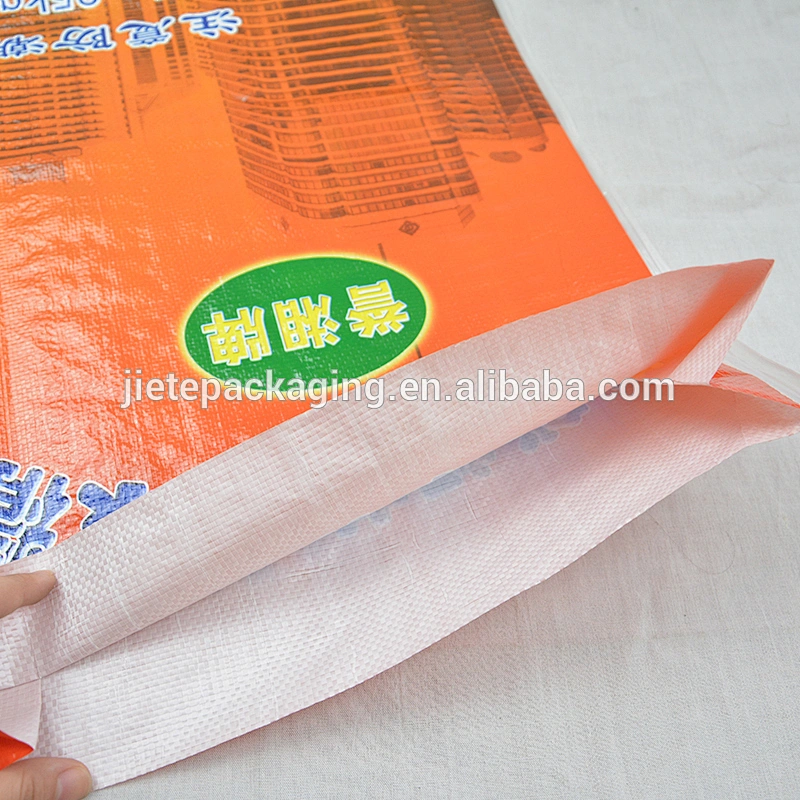 pp woven cement, mortar, glue, putty bag with color printing