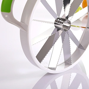 Cheap plastic stainless steel slicer corer fruit melon watermelon cutter