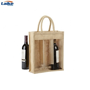 High quality wholesale promotional natural eco custom canvas jute burlap tote bag