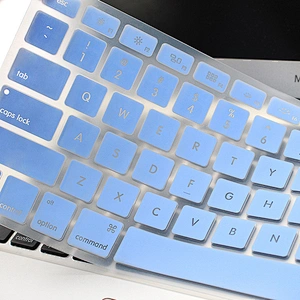 custom glow in the dark keyboard cover backlight silicone keyboard skin china factory