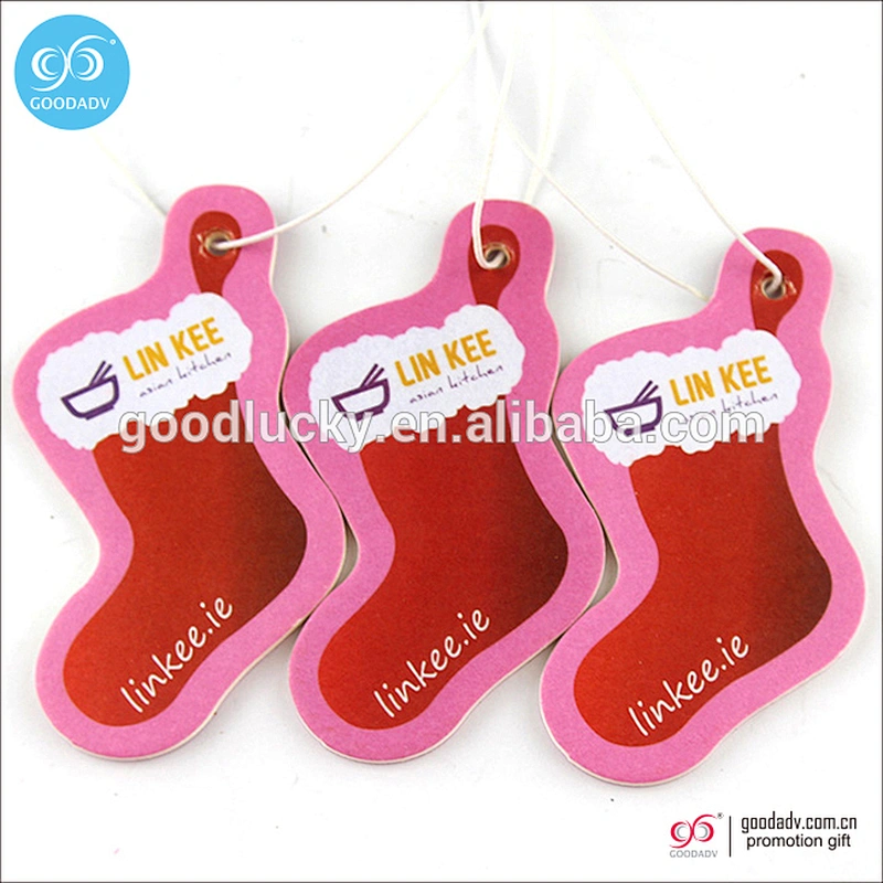 OEM Custom printed Novelty air car Freshener