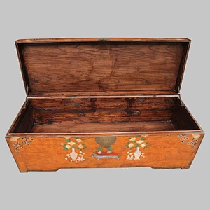 2016 chinese antique reproduction furniture Beijing & painted trunk box