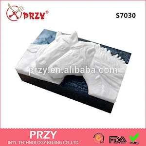 HORSE - SILICONE MOULD - soap making, horses soap bar mold