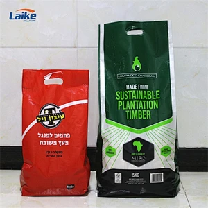 High quality pp woven charcoal bag 5kg 10kg 20kg charcoal packing bag bbq charcoal bags