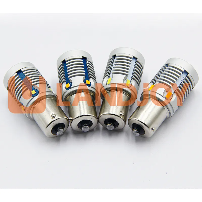 Temperature controller S1 CSP Y20 singal led auto light T20 7440 S25 1156 BA15S 850LM LED amber yellow for cars trucks DRL