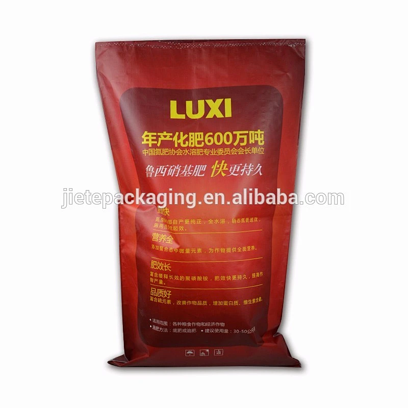 50kg wheat flour, rice, fertilizer PP woven packing bag with PE liner