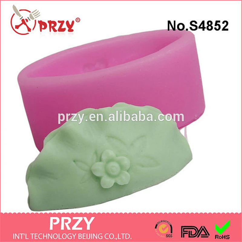 S4852 dumpling shaped silicone mold flower molds Fondant Chocolate Mold Cupcake Kitchen Baking Tools