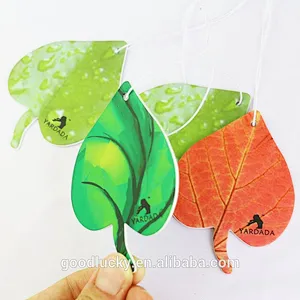 custom desgin hanging perfume paper car air freshener