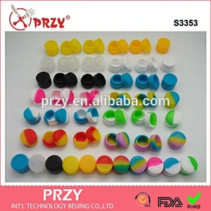S3353 silicone wax jar silicone jar for wax