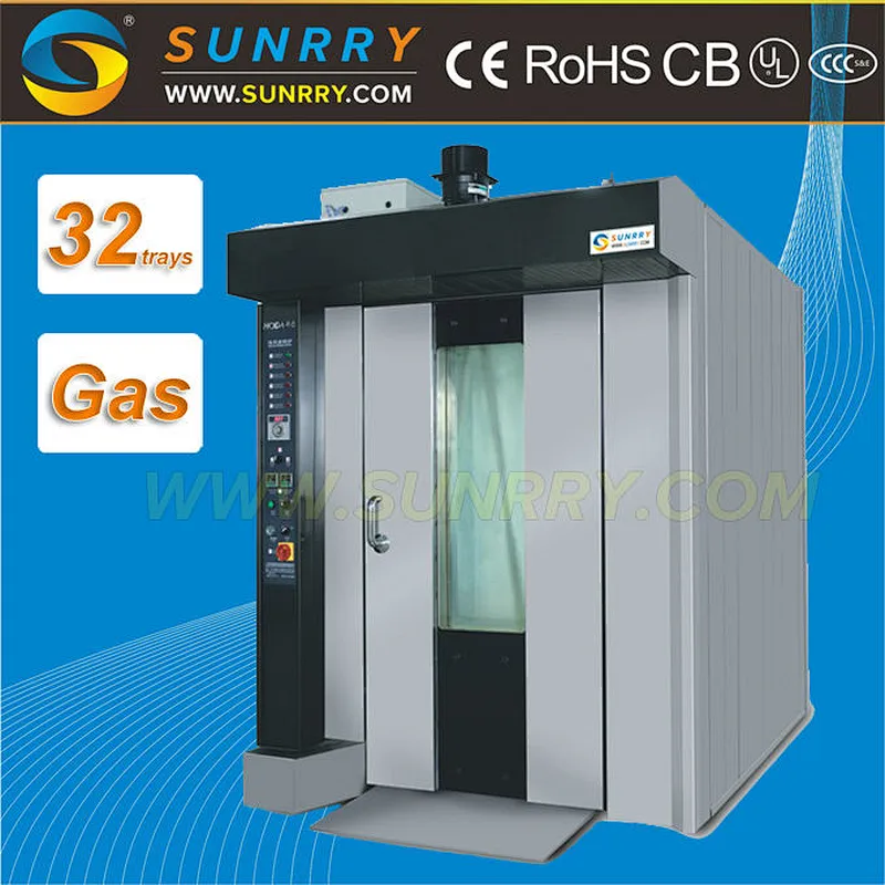 Commercial Rotry Oven For Bakery 32Trays Hot Air Rotary Oven For Bakery (SY-RV32G-1 SUNRRY)
