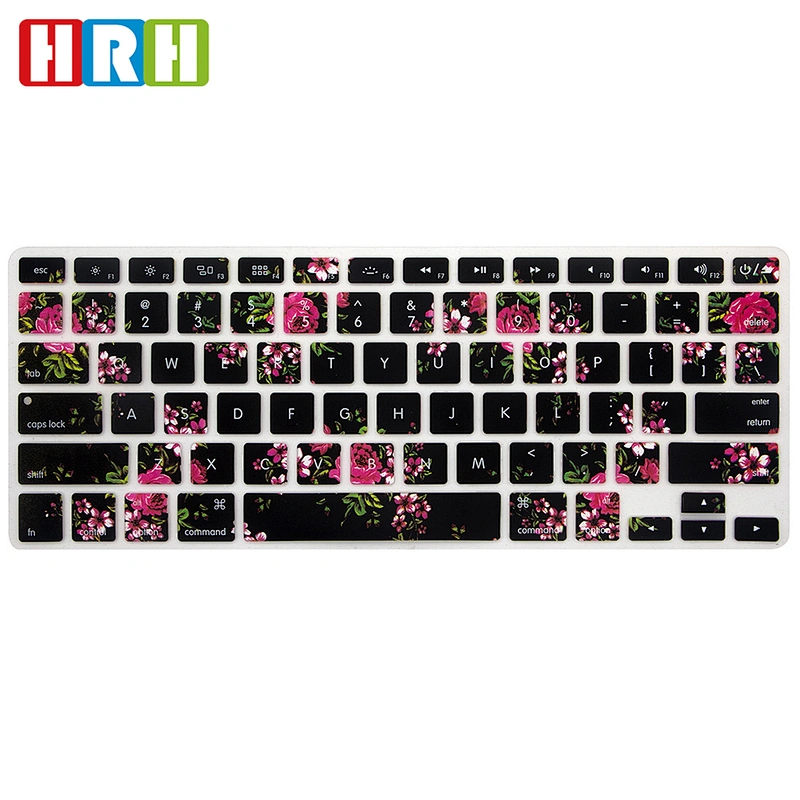 Style design Keyboard Skin Cover Silicone Keyboard Covers Enghlish language skin For Macbook Air 13 Pro 15 Retina 17