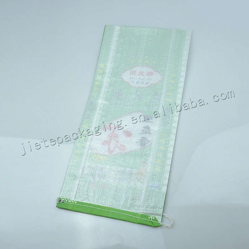 Plastic 5kg sack pp woven rice packing bag with carry handle