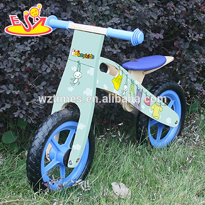 2018 wholesale wooden child bicycle new design wooden child bicycle hottest wooden child bicycle W16C145