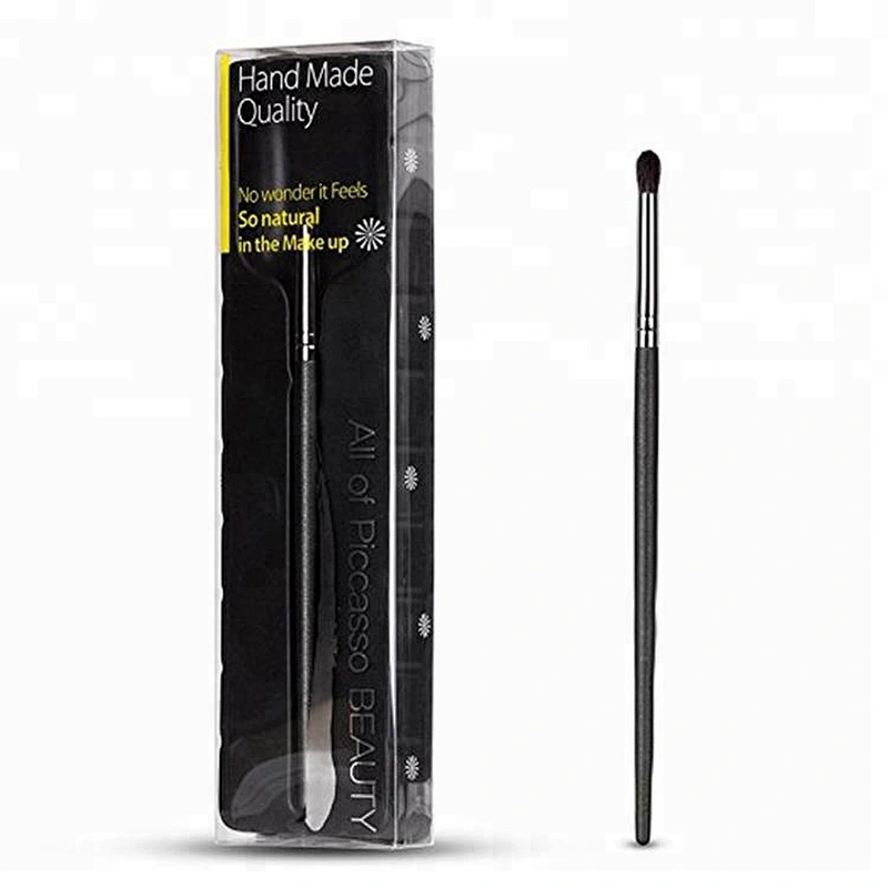 Custom logo wholesale vegan liquid glitter makeup eyeshadow palette blending brush stick pan