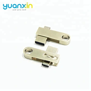 Mini Metal Swivel Android / Type C USB Flash Drive 8GB 16GB 32GB