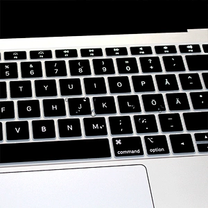 Dust Waterproof laptop keyboard Protective Film Colorful Swedish Keyboard Cover For Macbook Air 13 A1932