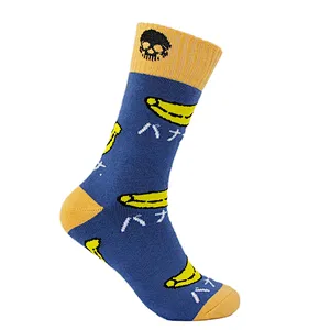 Wholesale Women's Custom Fashion Multi Colorful Below Knee Casual Skateboard Women Lovely Cartoon Hop Socks