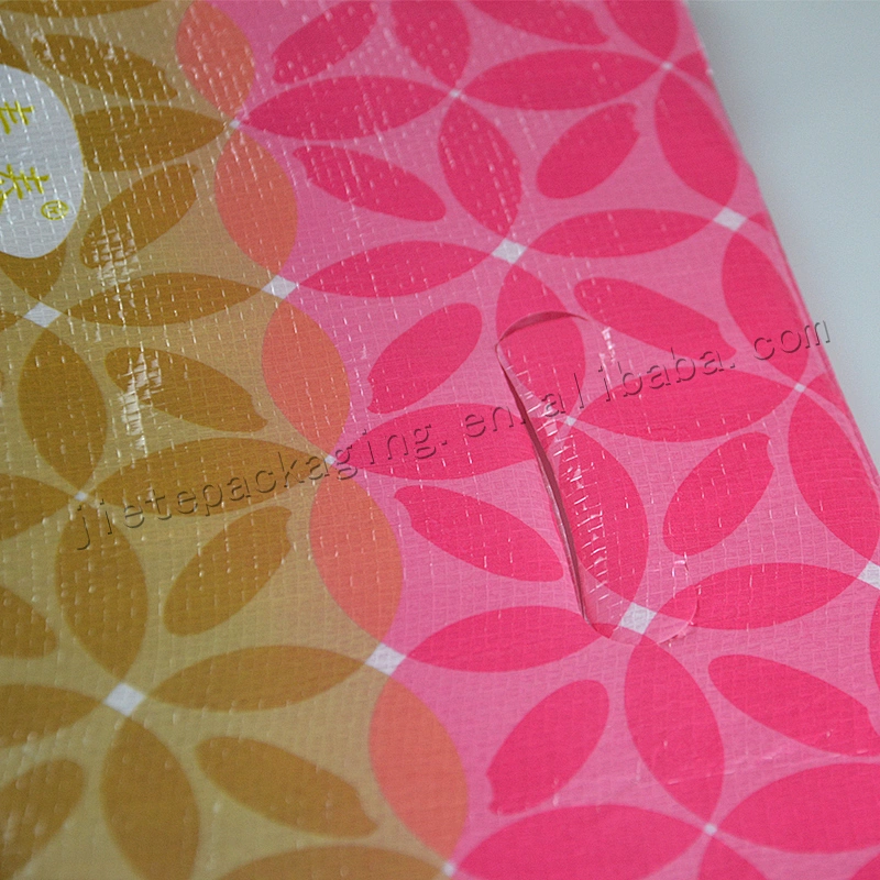 New design printed transparent 10kg pp woven rice packing bag fabric wholesale