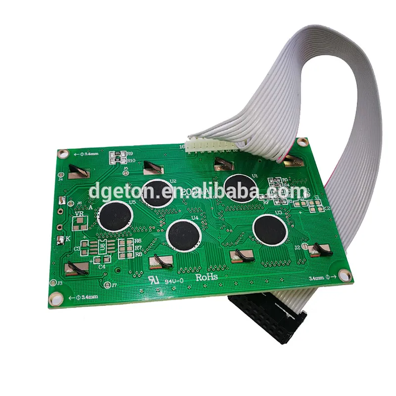 5V yellow green 20x4 Character LCD Module Display