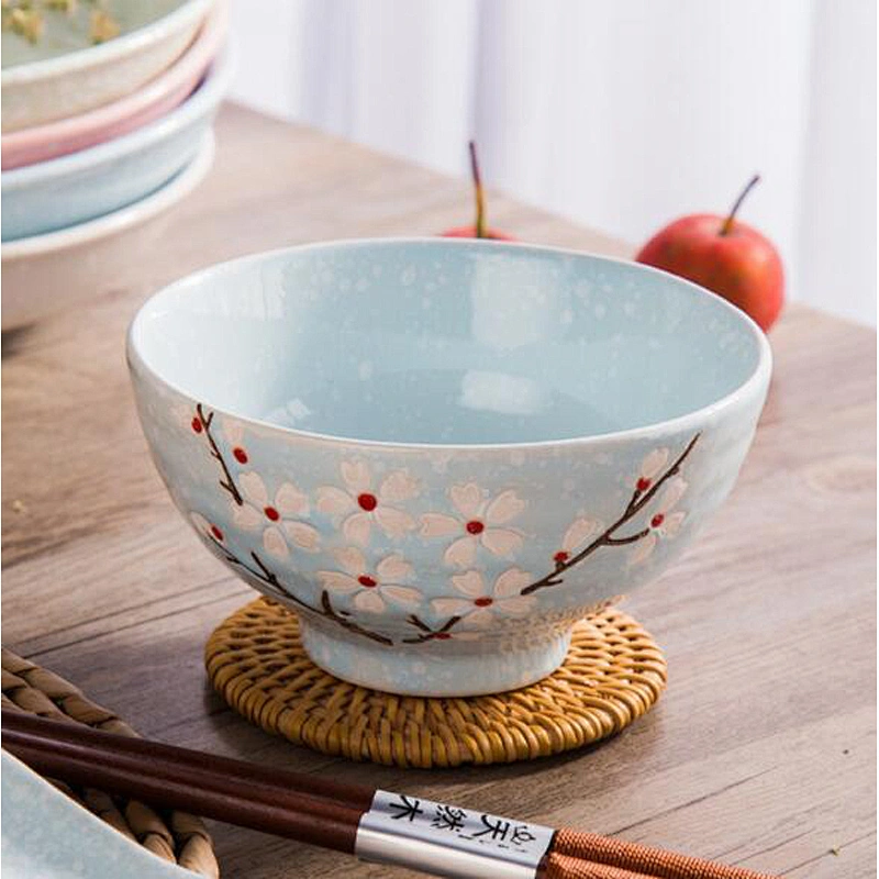 2019 New Ceramic Bowl Porcelain Rice Bowl Wholesale Cheap Price Tableware