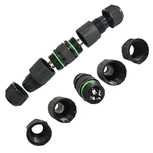 Waterproof Cables M12 Panel Mount 4Pin Connectors