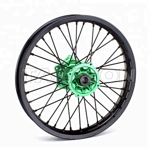 Aluminum offroad motorcycle spoke rear wheels for kawasaki