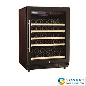 Mini Wine Wood And Vertical Cooler Wine Cabinet Wine Refrigerator (SY-WC46A SUNRRY)