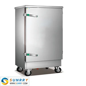 Best Selling Commercial Professional Single Door Stainless Steel Electric Food Steamer with 8 Trays