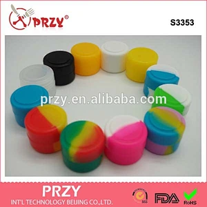 S3353 silicone wax jar silicone jar for wax