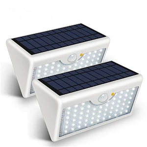 9W 3.2V  IP65 OUTDOOR PORTABLE 60 LED SOLAR SENSOR WALL LIGHT CE