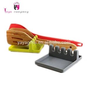 High Quality Food Grade Heat Resistant Silicone Kitchen Utensil Set Rest