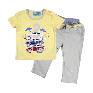 Fashion baby boy clothing sets 2pcs t-shirt toddler boy summer clothes sets