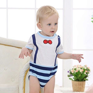 Newest baby party romper clothes baby boy suit design romper set cotton infant toddlers clothing