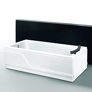 Hot Sale  High Quality Acrylic Skirt Sitting Bathtub With Pillow