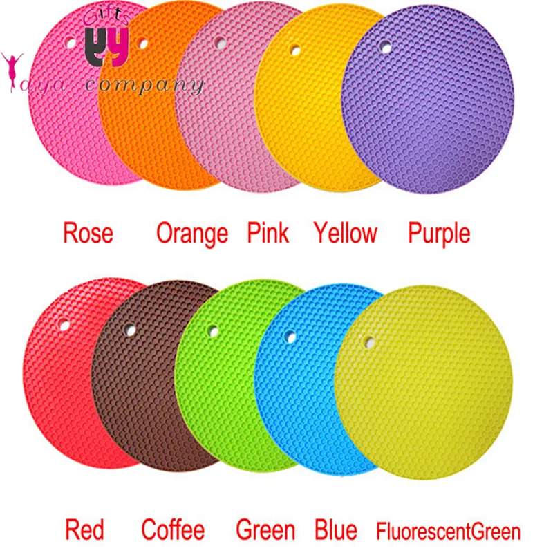 Non-Slip Texture Soft Feeling Silicone Cup Mat
