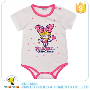 Breathable Hot Sale plain Newborn Baby Cotton Rompers kids Wholesale bodysuit And Jumpsuit
