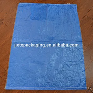 one side printing promotional drawstring sealing custom post bags