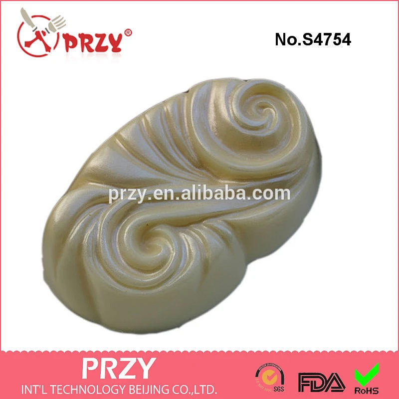 S4754 3D Cloud Lemon Buttercream Cocoa Butter Soap Mold Silicone Molds