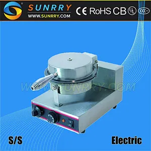 Single head waffle cake machine/ ice cream cone maker price