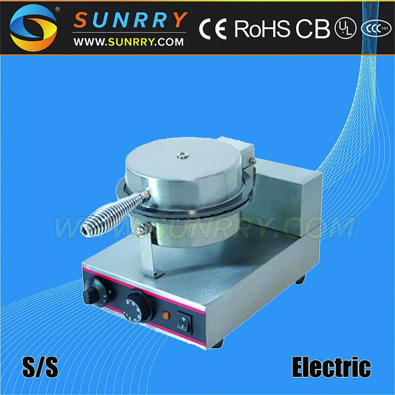 Single head waffle cake machine/ ice cream cone maker price
