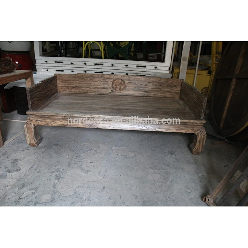 Solid wood chinese day bed