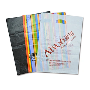 PE shopping packaging with handle