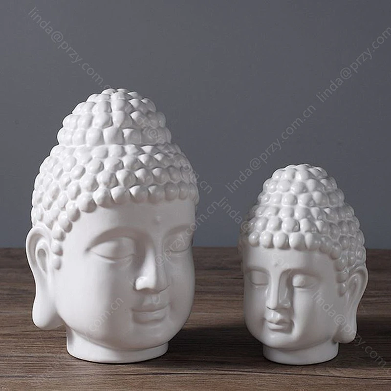Buddha head Storage pot silicone mold Concrete buddha statue molds for cement Craft