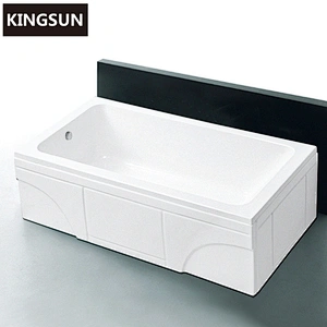 K-3305A Bathtub For Dubai Double Side Apron Bathtubs For Fat People