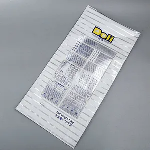 Professional manufacture custom PE 10kg plastic bags for food