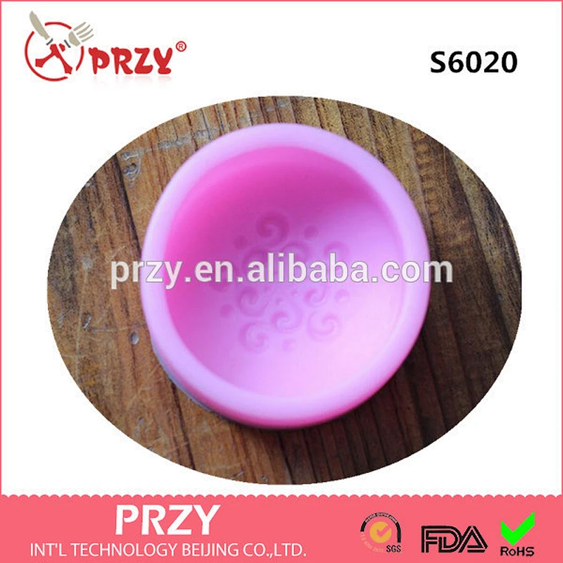 DIY round shape decorative silicone mold chocolate mold