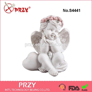 S4441 Angel with heart silicone mold silicone mould soap mold candle mold